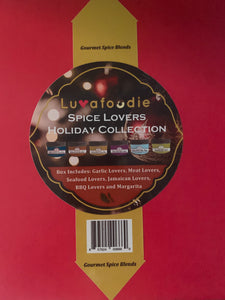 Luvafoodie Red Holiday Grilling Ornament Spice Box