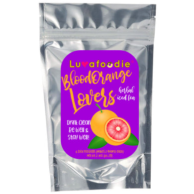 Luvafoodie Blood Orange Lovers Herbal Iced Tea