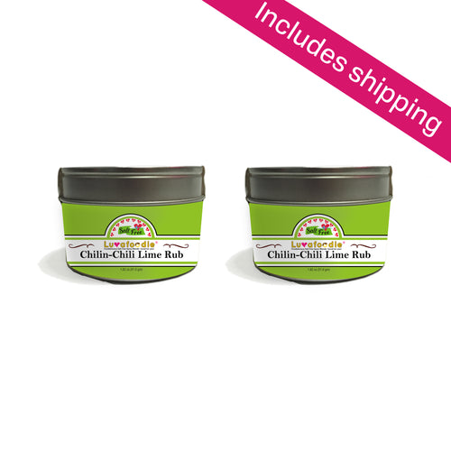 Luvafoodie Chilin Chili-Lime Rub (2 Pack)